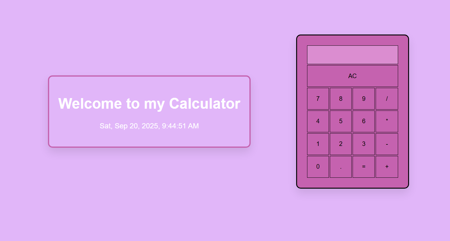 Calculator Project